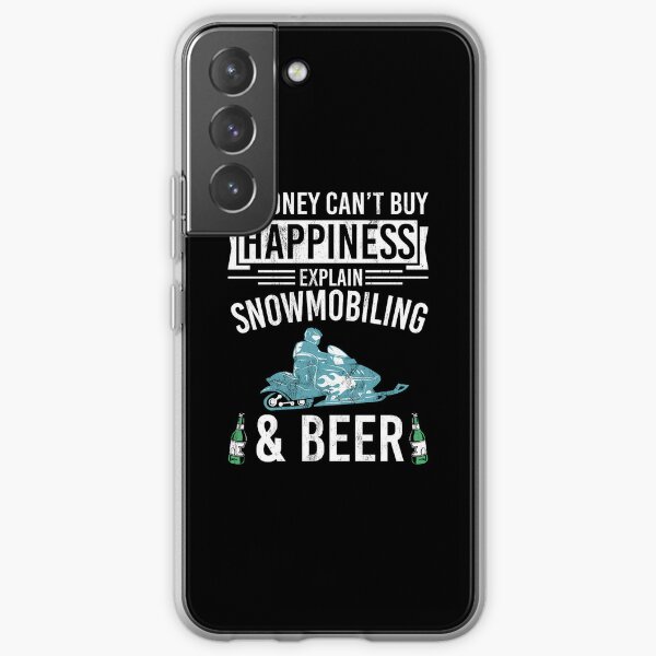 funny snowmobile beer sled racing novelty Samsung Galaxy Soft Case RB1208 product Offical cboystv Merch