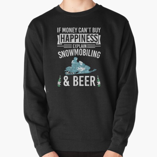 funny snowmobile beer sled racing novelty Pullover Sweatshirt RB1208 product Offical cboystv Merch