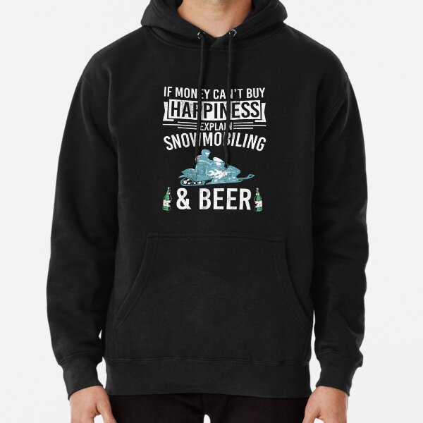 funny snowmobile beer sled racing novelty Pullover Hoodie RB1208 product Offical cboystv Merch