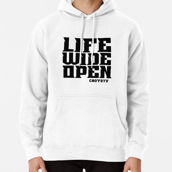 Cboystv Merch Life Wide Open Pullover Hoodie RB1208 product Offical cboystv Merch