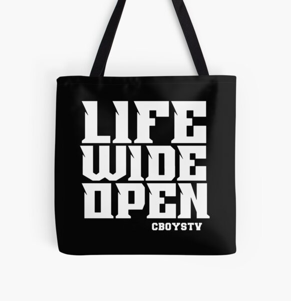 Cboystv Merch Life Wide Open All Over Print Tote Bag RB1208 product Offical cboystv Merch